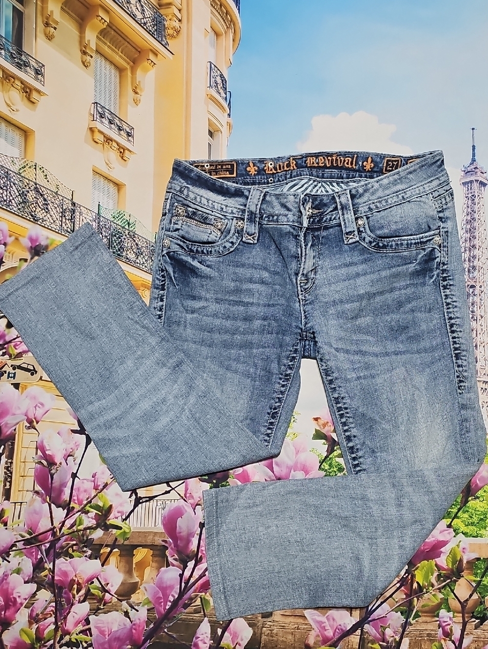 Rock Revival‎ Essie Capri Jeans Size 27